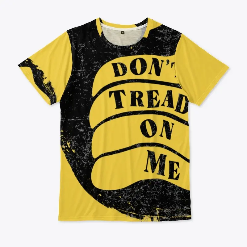 DONT TREAD ON ME WASHED LIBERTARIAN