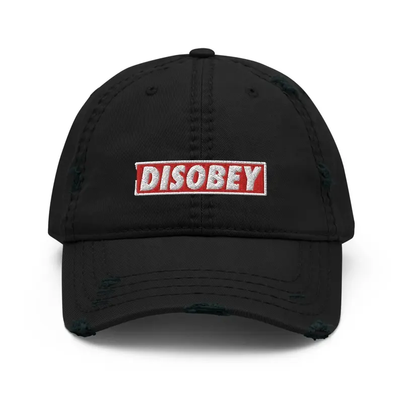 desobedecer gorras gastadas