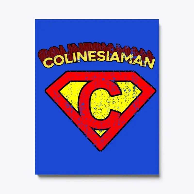 COLINESIA MAN SHIELD AND HEADLINE